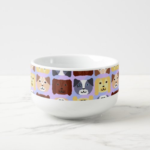 Repeated Pups Soup Mug