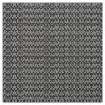 Repeating Black Ovals Fabric
