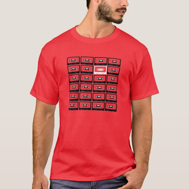 Repeating Cassette Tape T-Shirt (Front)