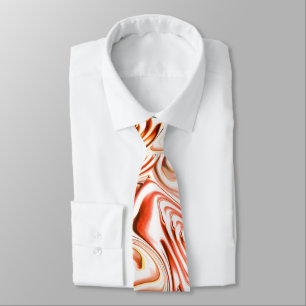 Repeating forming some reddish flower or butterfly neck tie