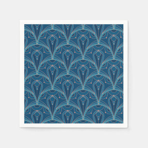 Repeating geometric Art Deco pattern Napkins