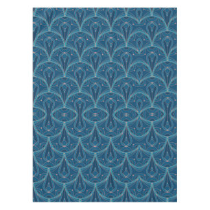 Repeating geometric Art Deco pattern Tablecloth