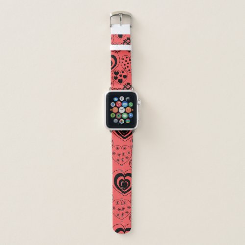 Repeating Hearts Apple Watch Band
