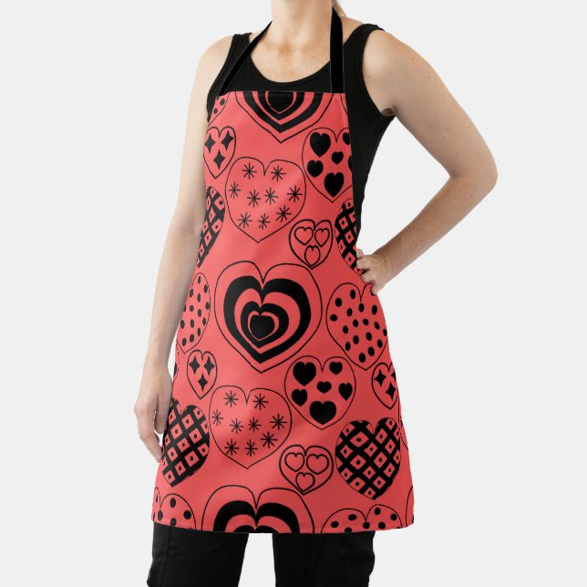 Repeating Hearts Apron (Insitu)