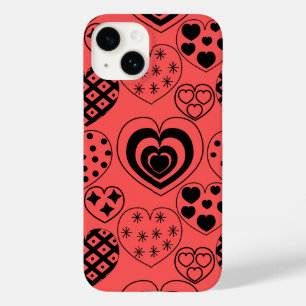 Repeating Hearts Case-Mate iPhone 14 Case