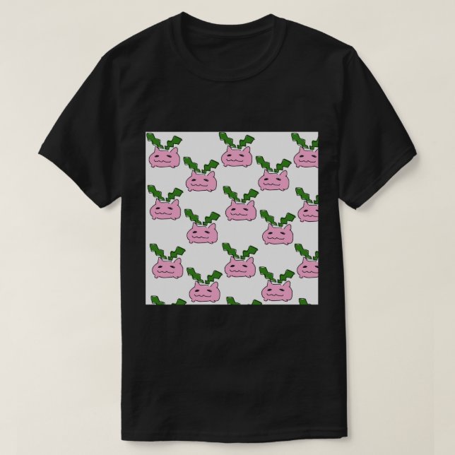 repeating hoppip print  .png T-Shirt (Design Front)