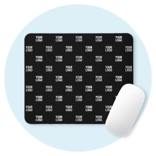 Repeating Image, Design or Company Business Logo Mouse Pad