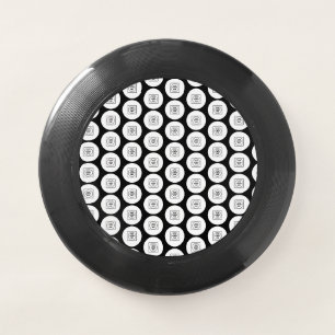 Repeating Logo Pattern Design Wham-O Frisbee
