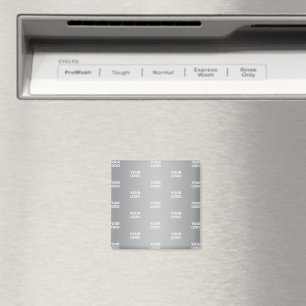 Repeating Logos on Grey Gradient (editable color) Magnet