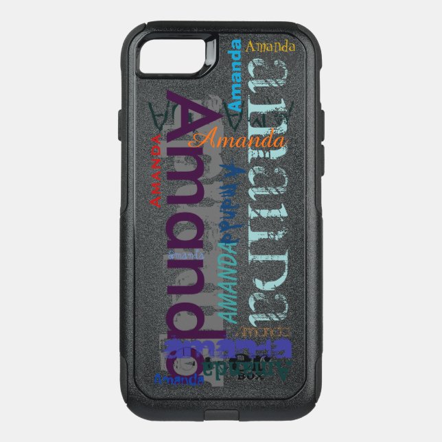 Repeating Name 6 Letters iPhone 8pPlus case (Back)