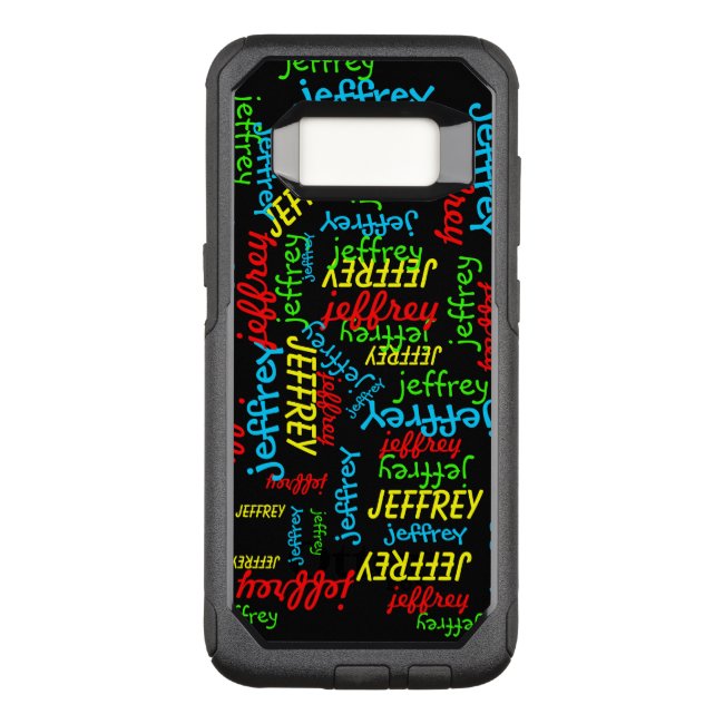 Repeating Name OtterBox Symmetry Samsung Galaxy S8 Case