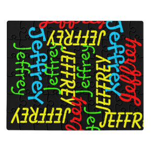 Repeating Names 8"x10" Acrylic Jigsaw Puzzle