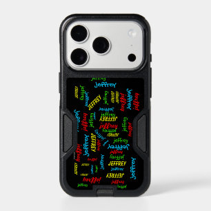 Repeating Names OtterBox Symmetry iPhone 17 Pro Case