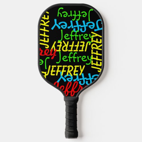 Repeating Names  Pickleball Paddle