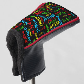 Repeating Names Putter Golf Head Cover