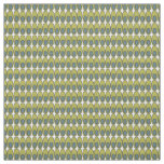 Repeating Olive Green and Gray Ovals Fabric