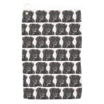 Repeating Photo Pattern Golf Towel