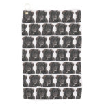 Repeating Photo Pattern Golf Towel Repeating Photo Pattern Golf Towel