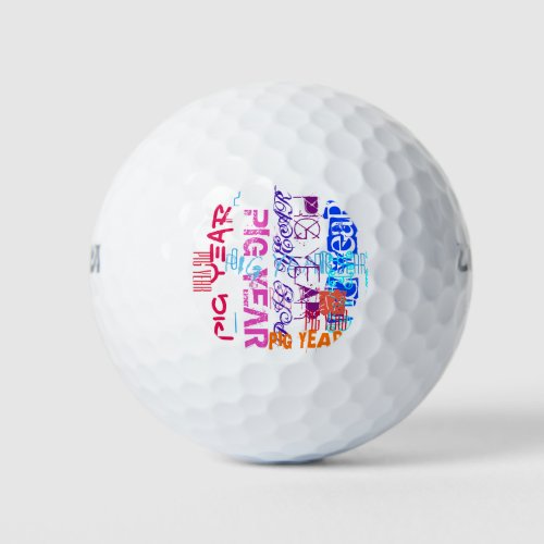 Repeating Pig Year 2019 Golf balls