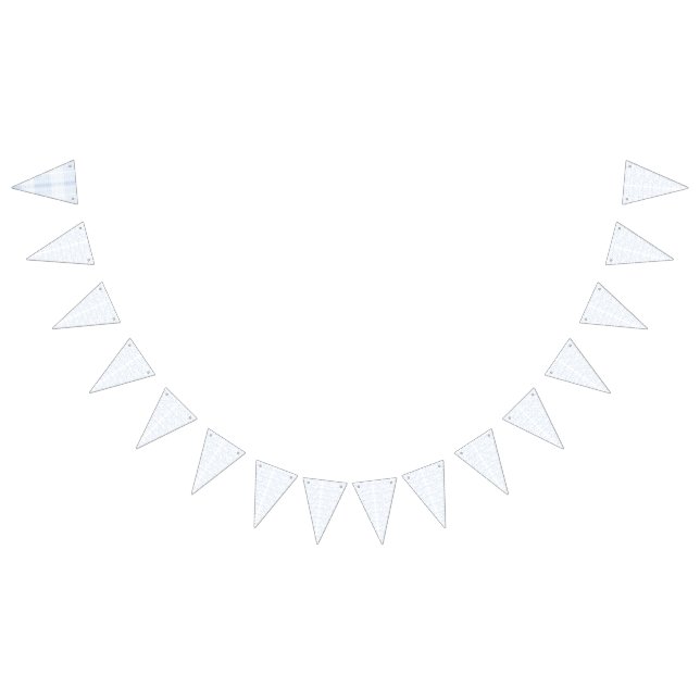 Repeating, subtle, textured, white background patt bunting flags (All)