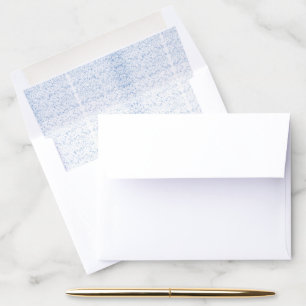 Repeating, subtle, textured, white background patt envelope liner