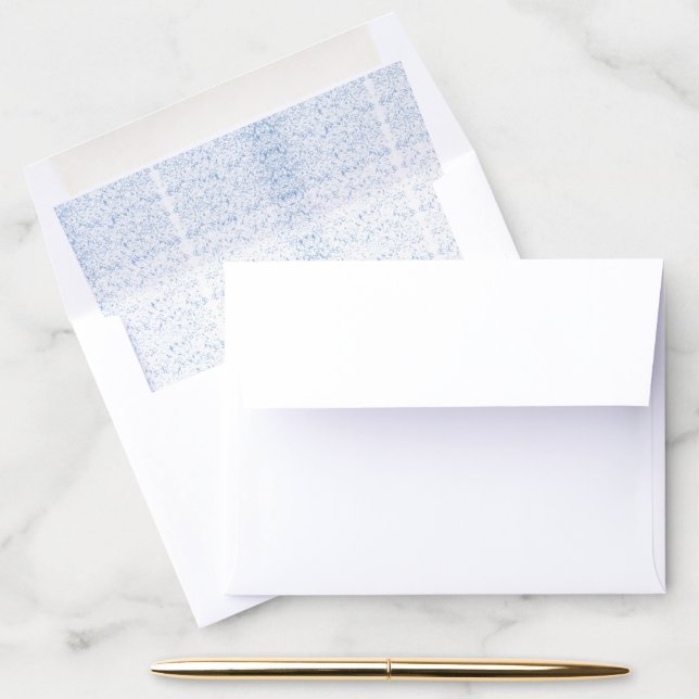 Repeating, subtle, textured, white background patt envelope liner (Desk)