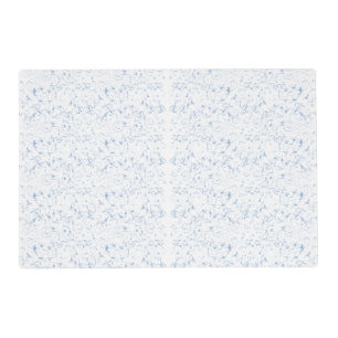 Repeating, subtle, textured, white background patt placemat
