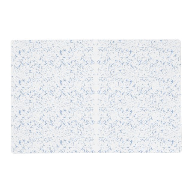 Repeating, subtle, textured, white background patt placemat (Front)