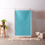 Repeating teal aqua bamboo grass pattern fabric