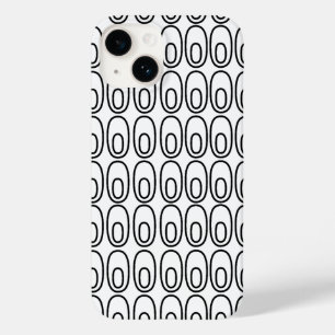 Repeating White Ovals Case-Mate iPhone 14 Case