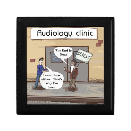 Repent For The Audiologist Office Funny Gift Box