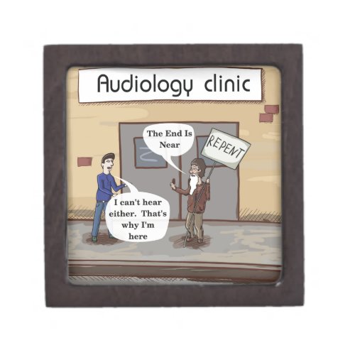 Repent For The Audiologist Office Funny Jewelry Box