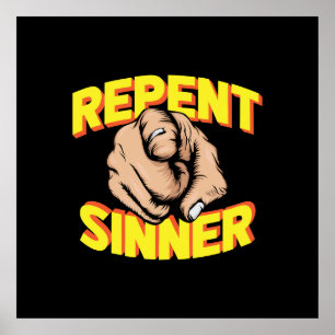 Repent Sinner Poster