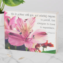 Repentance Wood Box Sign