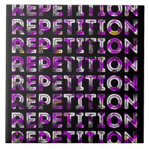 Repetition Ceramic Tile