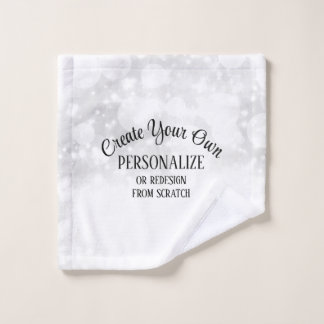 Replace Image or Personalize - Wash Cloth