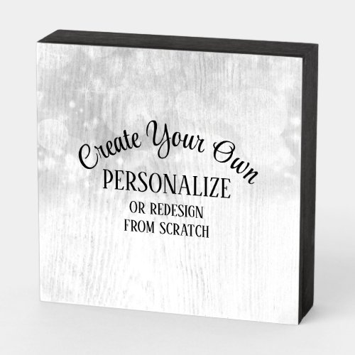 Replace Image or Personalize _ Wooden Box Sign