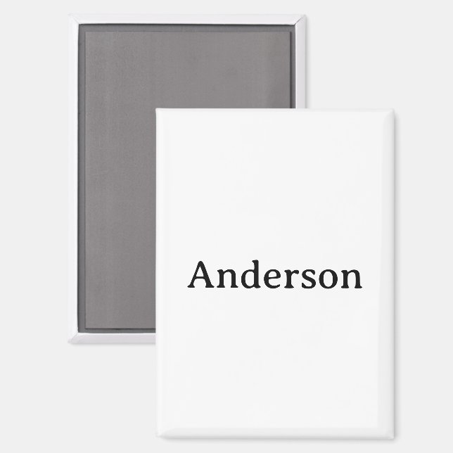 Replace Own Design 2.5" x 3.5" Rectangle Magnet (Front/Back)