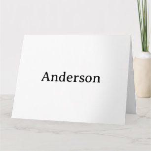 Replace Own Design Big 8.5" x 11" Folded Greeting Card