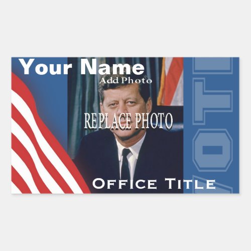 Replace Photo  Campaign Template Rectangle Rectangular Sticker