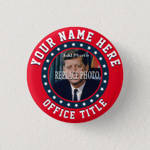 Replace Photo   Election Template Round Button