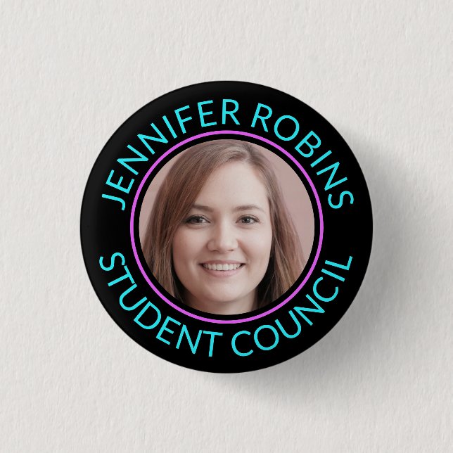Replace Photo | Student Council Button (Front)