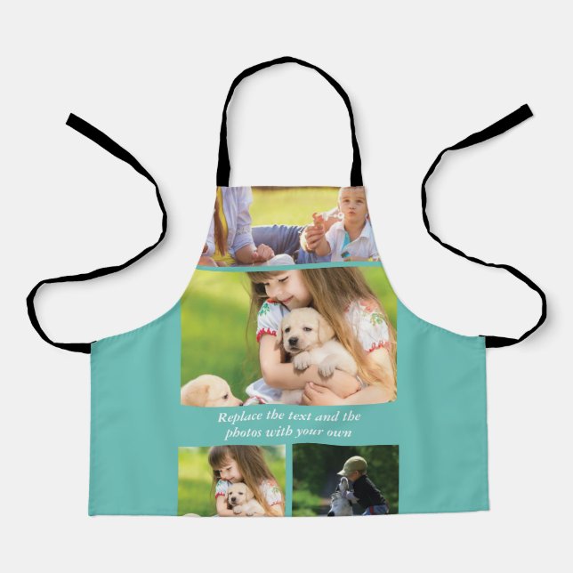 Replace text and photos with your own apron (Front)