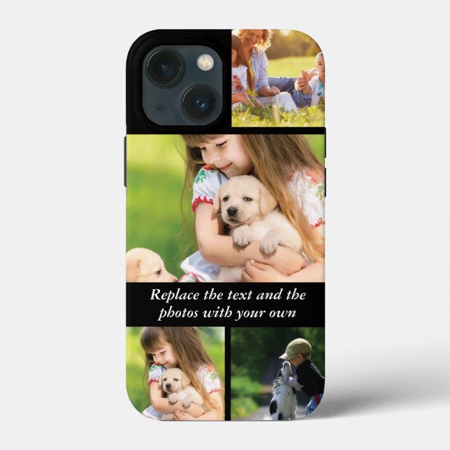 Replace text and photos with your own Case-Mate iPhone case (Back)