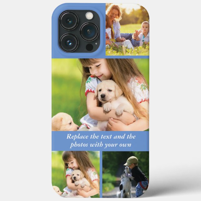 Replace text and photos with your own Case-Mate iPhone case (Back)