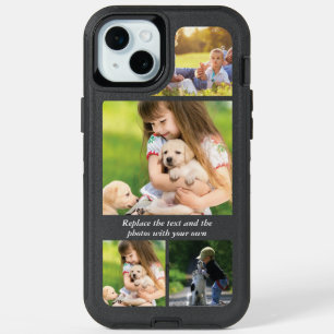 Replace text and photos with your own iPhone 15 plus case