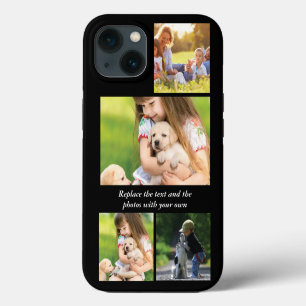 Replace text and photos with your own iPhone 13 case
