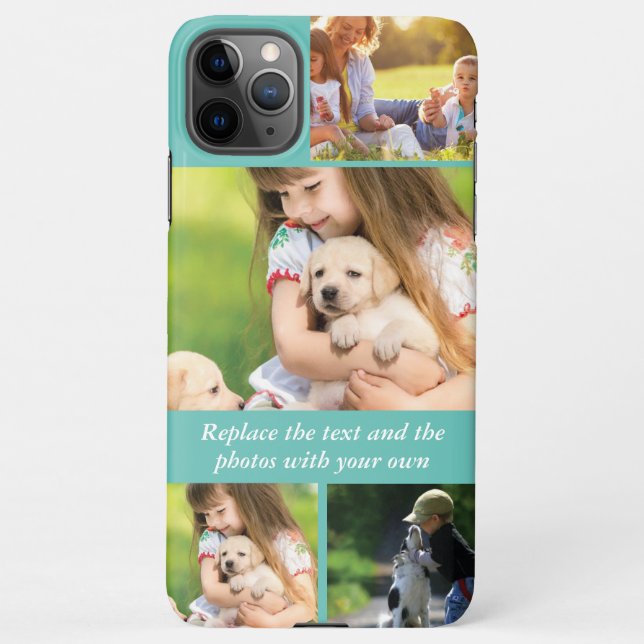 Replace text and photos with your own iPhone case (Back)