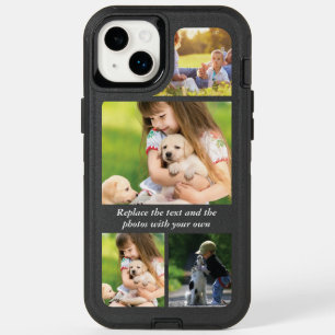 Replace text and photos with your own OtterBox iPhone 14 plus case