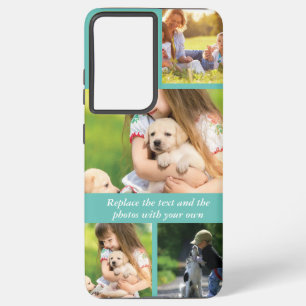 Replace text and photos with your own samsung galaxy s21 ultra case